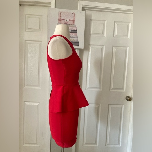 BCBGMAXAZRIA Francis Layered Peplum Dress size xs - Picture 5 of 8